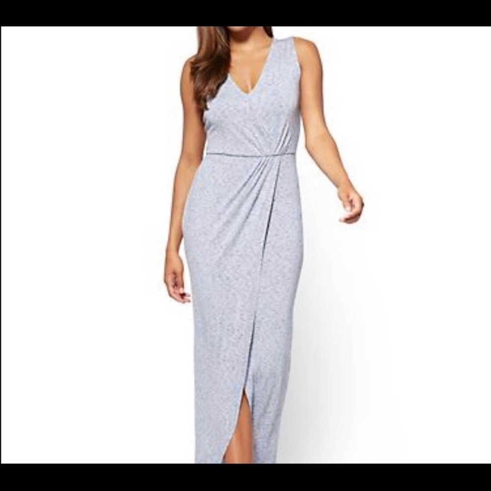 NY&C Wrap Midi Dress